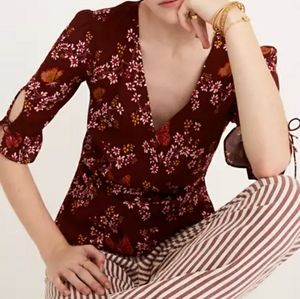 SALE 💵 4 FOR $20!! Madewell Tie-Sleeve Butterfly Wrap Top